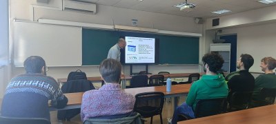DOPS group members meet with Franco Canziani